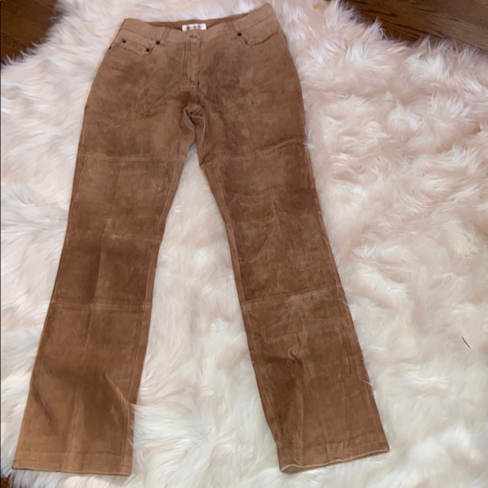 2/$25 Isaac Mizrahi for Target Brown Suede Pants